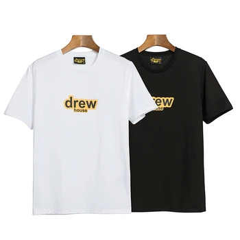 Drew house Justin Bieber letter print o-neck short sleeve T-shirt loose cotton T-shirt for men and women
Drew house Justin Bieber letter print o-neck short sleeve T-shirt loose cotton T-shirt for men and women