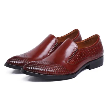 Leather Shoes Wear Leather Shoes Cow Leather Men's Oxfords Pointed Toe Formal Genuine Leather Full Grain Leather Lace-up GSTN03
Leather Shoes Wear Leather Shoes Cow Leather Men's Oxfords Pointed Toe Formal Genuine Leather Full Grain Leather Lace-up GSTN03