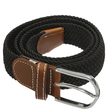 Unisex Men Women Stretch Braided Elastic Leather Buckle Belt Waistband black
Unisex Men Women Stretch Braided Elastic Leather Buckle Belt Waistband black