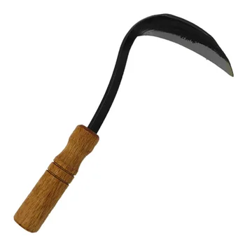 Compound Steel Sickle Agricultural Gardening Crooked Weeding Knife Wooden Handle Reaping Hook Garden Weeding Tool
Compound Steel Sickle Agricultural Gardening Crooked Weeding Knife Wooden Handle Reaping Hook Garden Weeding Tool