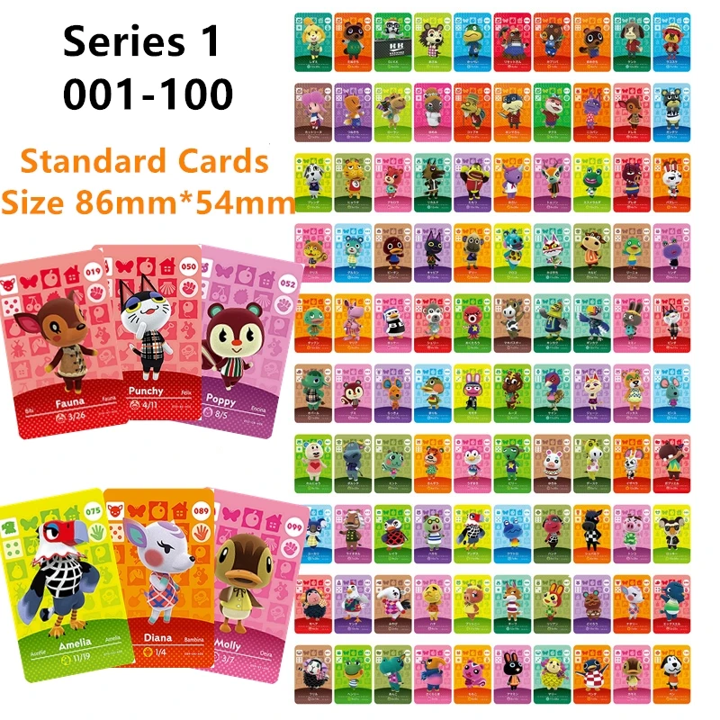 Series 1 2 3 4 100Pcs Animal Crossing ACNH NFC Villagers Game Cards Animal Crossing Welcome Ntag215 Tags NS Switch WiiU
Series 1 2 3 4 100Pcs Animal Crossing ACNH NFC Villagers Game Cards Animal Crossing Welcome Ntag215 Tags NS Switch WiiU