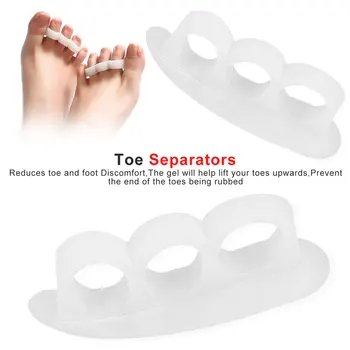 2pcs/1pair Gel Toe Separators Stretchers Alignment Overlapping Toes Orthotics Hammer Orthopedic Cushion Feet Care Shoes Insoles
2pcs/1pair Gel Toe Separators Stretchers Alignment Overlapping Toes Orthotics Hammer Orthopedic Cushion Feet Care Shoes Insoles