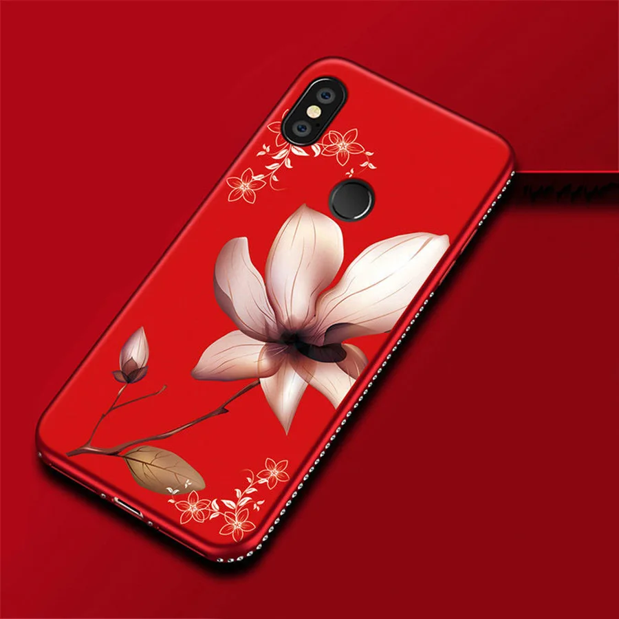 Soft Silicone Cover for Xiaomi redmi note 3 4 5 7 4x Y1 Fashion Flower Rhinestones Case For redmi note 5A prime note 5 6 7 Pro
Soft Silicone Cover for Xiaomi redmi note 3 4 5 7 4x Y1 Fashion Flower Rhinestones Case For redmi note 5A prime note 5 6 7 Pro