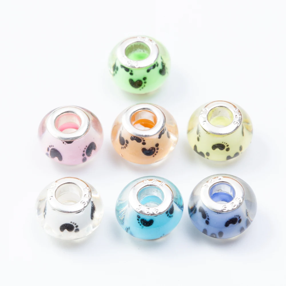 20Pcs/Lot Mix Color Foot Silver Plated Buckle DIY Resin Plastic Bead Charm Fits for Pandora European Jewelry Bracelet js2248
20Pcs/Lot Mix Color Foot Silver Plated Buckle DIY Resin Plastic Bead Charm Fits for Pandora European Jewelry Bracelet js2248