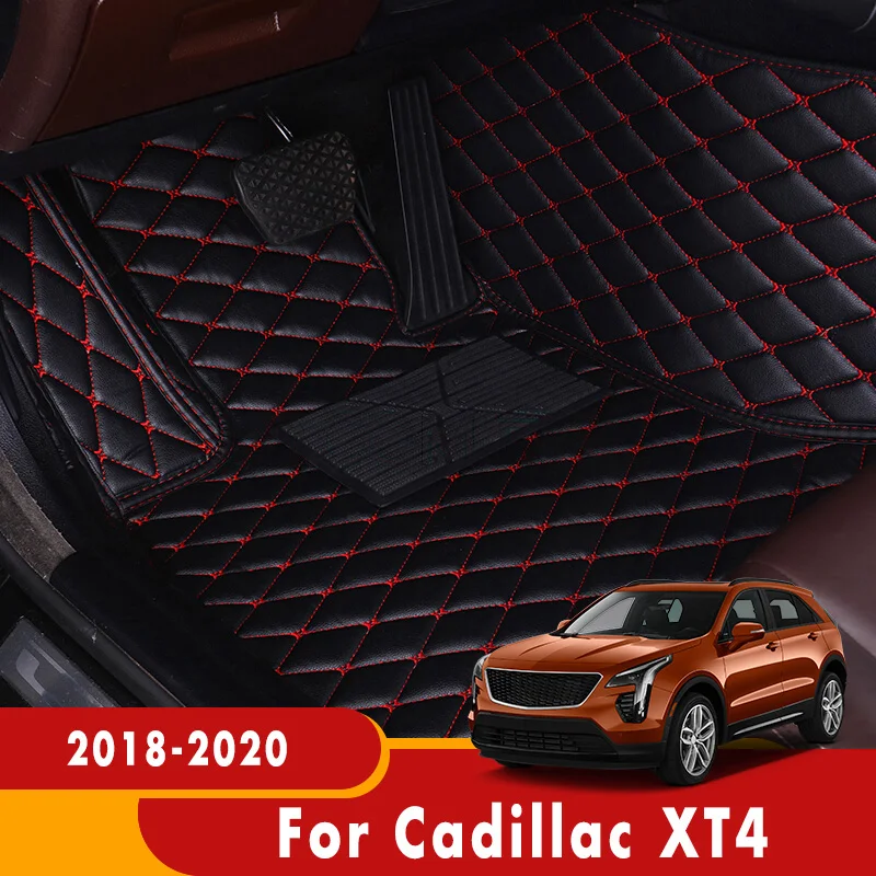 

For Cadillac XT4 2018 2019 2020 Car Floor Mats Carpets Rugs Auto Waterproof Foot Pads Decorative Liners Automobiles Accessories