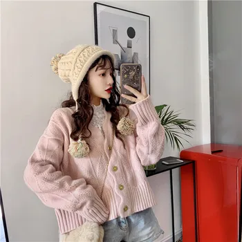 2020 spring new Korean sweet wave pattern V-neck knitted jacket + wild stand-up collar long-sleeved lace shirt women
2020 spring new Korean sweet wave pattern V-neck knitted jacket + wild stand-up collar long-sleeved lace shirt women