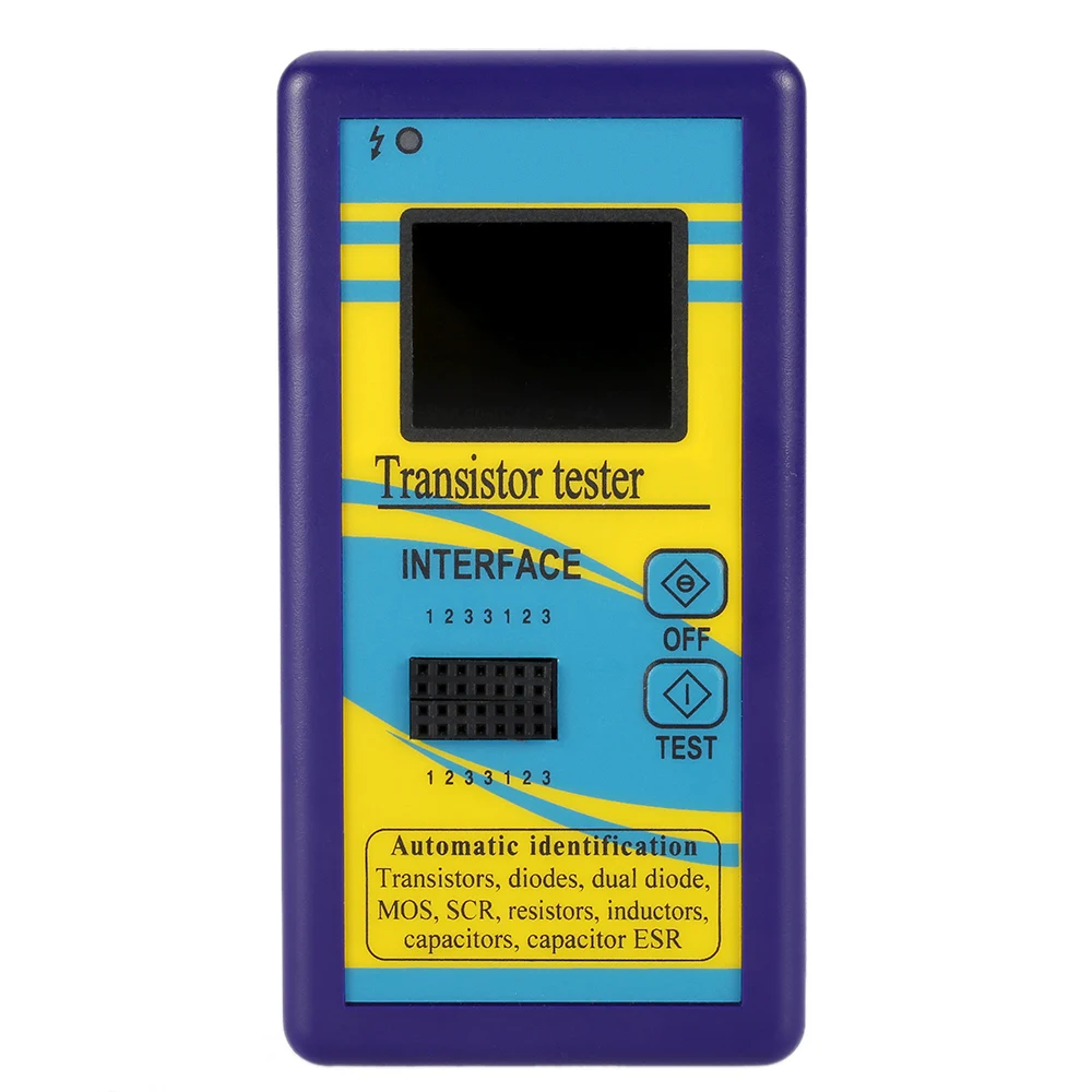 Hot 128*160 Multi-purpose Transistor Tester Diode Thyristor Capacitance Resistor Inductance MOSFET ESR LCR Meter TFT Color Displ
Hot 128*160 Multi-purpose Transistor Tester Diode Thyristor Capacitance Resistor Inductance MOSFET ESR LCR Meter TFT Color Displ
