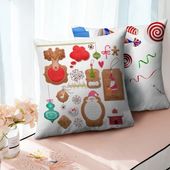 Christmas Small Item Pattern Peach Skin Single Side Cushion Cover Decorative Pillows Sofa Home Decoration Winter
Christmas Small Item Pattern Peach Skin Single Side Cushion Cover Decorative Pillows Sofa Home Decoration Winter