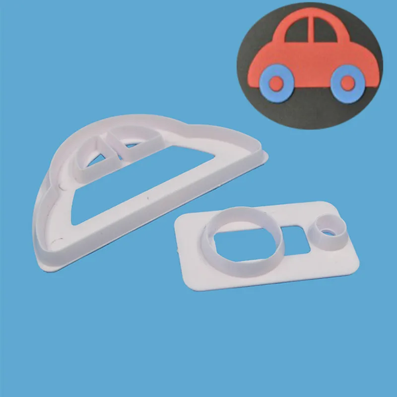 2pcs/set Food-Grade Plastic Car Shape Mold Cake Fondant Decorating Cookie Plunger Cutters DIY Baking Molds Pastry tool
2pcs/set Food-Grade Plastic Car Shape Mold Cake Fondant Decorating Cookie Plunger Cutters DIY Baking Molds Pastry tool