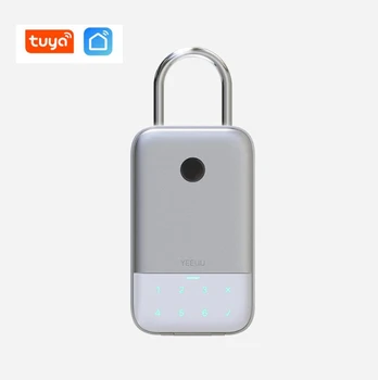 Tuya Smart Key Lock Box digital keypad fingerprint Key box Bluetooth Wireless Network Key Storage Lock Box Waterproof
Tuya Smart Key Lock Box digital keypad fingerprint Key box Bluetooth Wireless Network Key Storage Lock Box Waterproof