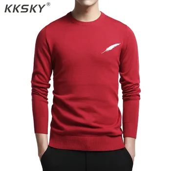 Embroidery Pullover Sweater Men Long Sleeve Mens Sweater And Pullover Autumn Slim Plus Sweater Cotton Knittwear Pull Homme Coats
Embroidery Pullover Sweater Men Long Sleeve Mens Sweater And Pullover Autumn Slim Plus Sweater Cotton Knittwear Pull Homme Coats