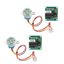 2 Sets 28BYJ-48 ULN2003 5V 4 Phase Stepper Motor + Reduction ULN2003 Driver Board for Arduino
2 Sets 28BYJ-48 ULN2003 5V 4 Phase Stepper Motor + Reduction ULN2003 Driver Board for Arduino