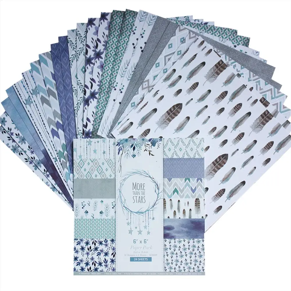 24 Sheets 6"X6" More Than The Stars Patterned Paper Scrapbooking Paper Pack Handmade Craft Paper Craft Background Pads
24 Sheets 6"X6" More Than The Stars Patterned Paper Scrapbooking Paper Pack Handmade Craft Paper Craft Background Pads