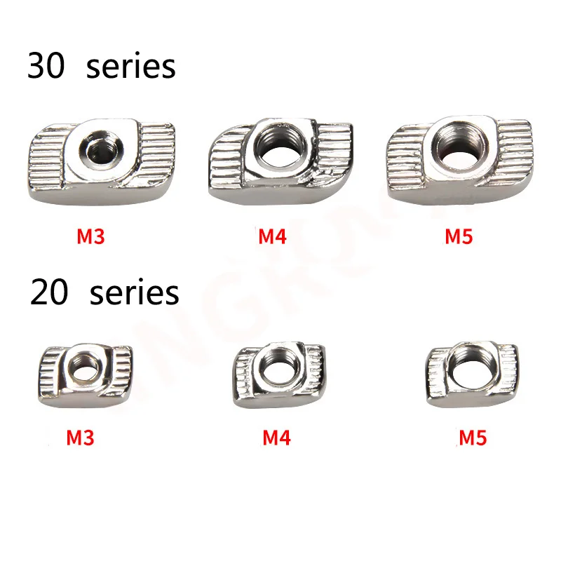 5pcs Thread T Nut Slot T-nut Sliding TNut Hammer Drop In Nut Fasten 20 30 Series M3 M4 M5 3D Printer Accessories
5pcs Thread T Nut Slot T-nut Sliding TNut Hammer Drop In Nut Fasten 20 30 Series M3 M4 M5 3D Printer Accessories