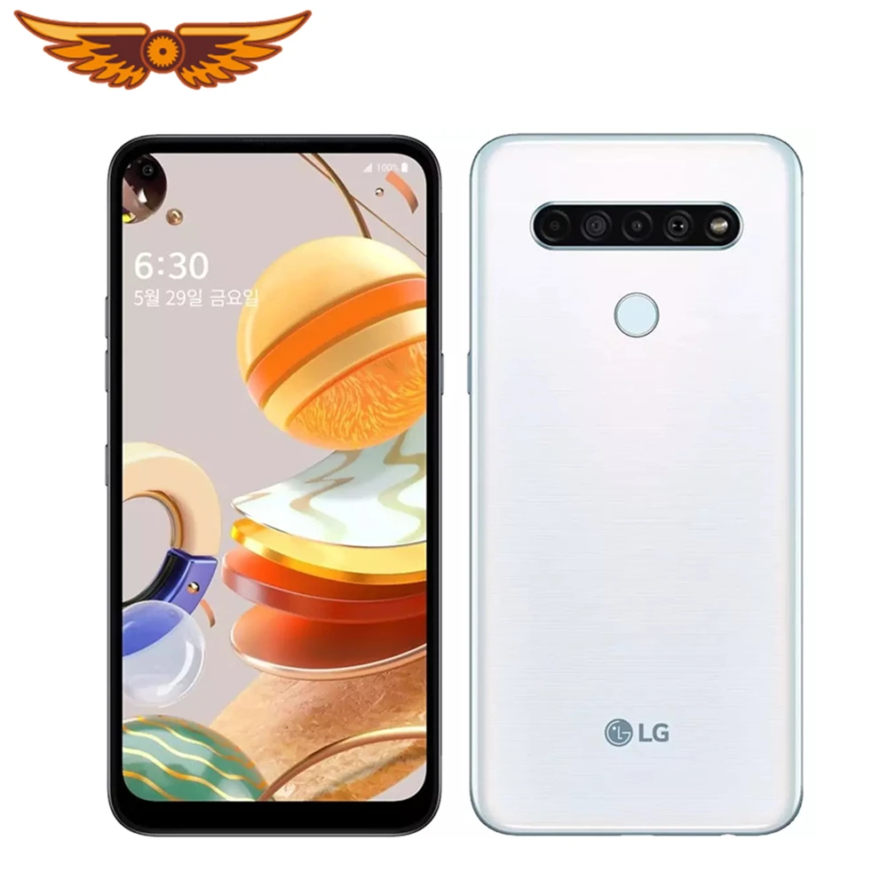 Разблокированный сотовый телефон LG Q61 Octa-core экран 6 53 дюйма 4 Гб ОЗУ 64 ПЗУ 48MP Quad Camera