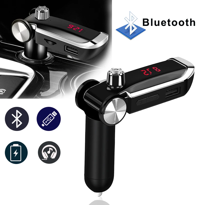 FM модулятор Автомобильный беспроводной с поддержкой Bluetooth и MP3|MP3-плеер для авто| |