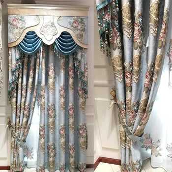 European-style Curtain for Living Room Bedroom Jacquard Curtains High-precisionshading Luxury Atmosphere Finished Custom Curtain
European-style Curtain for Living Room Bedroom Jacquard Curtains High-precisionshading Luxury Atmosphere Finished Custom Curtain