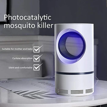 Electric Indoor Mosquito Trap Killer Lamp USB Power Supply and Adapter Photocatalytic UV Light Suction Fan No Zapper Safa
Electric Indoor Mosquito Trap Killer Lamp USB Power Supply and Adapter Photocatalytic UV Light Suction Fan No Zapper Safa