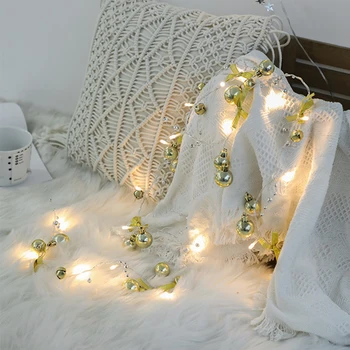 String Bell Lights 2m 20 LEDs Twinkle Battery Powered Christmas Light Lamp Holiday Party Wedding Decorative Fairy Lights Lamp
String Bell Lights 2m 20 LEDs Twinkle Battery Powered Christmas Light Lamp Holiday Party Wedding Decorative Fairy Lights Lamp