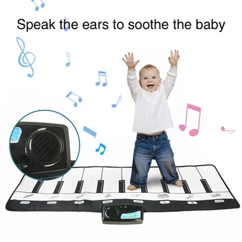 Kids Piano Mat Birthday Gifts 10 Keys Demo Fun Record 8 Musical Instruments Educational Toy Soft Foldable Keyboard Game Carpet
Kids Piano Mat Birthday Gifts 10 Keys Demo Fun Record 8 Musical Instruments Educational Toy Soft Foldable Keyboard Game Carpet
