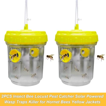 2PCS Insect Bee Locust Pest Catcher Wasp Traps Killer for Hornet Bees Yellow Jackets, Reusable Hanging Outdoor
2PCS Insect Bee Locust Pest Catcher Wasp Traps Killer for Hornet Bees Yellow Jackets, Reusable Hanging Outdoor