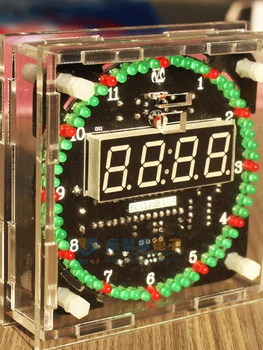Electronic clock diy kit 5v circuit board production parts assembly light control 51 microcontroller alarm clock training compon
Electronic clock diy kit 5v circuit board production parts assembly light control 51 microcontroller alarm clock training compon