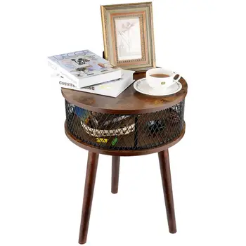 Round Wood Side Table Cafe Balcony Solid End Tables With Storage Layer Small coffee table simple home cafe furniture
Round Wood Side Table Cafe Balcony Solid End Tables With Storage Layer Small coffee table simple home cafe furniture
