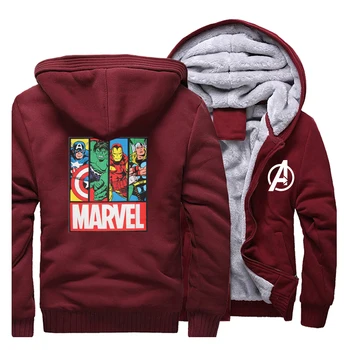 The Avengers Men Casual Hoodies Superhero Brand mens Hoodie Marvel Thick Sweatshirt 2019 Winter Male Fleece Warm Coat Streetwear
The Avengers Men Casual Hoodies Superhero Brand mens Hoodie Marvel Thick Sweatshirt 2019 Winter Male Fleece Warm Coat Streetwear