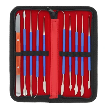 10Pcs Dental Wax Carving Tool Set Stainless Steel Dentist Sculpture Knife Dental Lab Instrument Dentist Clean Hygiene Probe
10Pcs Dental Wax Carving Tool Set Stainless Steel Dentist Sculpture Knife Dental Lab Instrument Dentist Clean Hygiene Probe