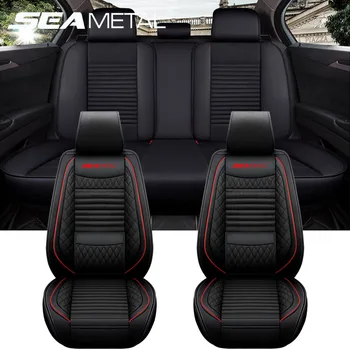 Luxury Leather Auto Car Seat Cover Set 5 Seats Full Set Covers With Flax Cushion Universal Fits for Most Sedan SUV Small Truck
Luxury Leather Auto Car Seat Cover Set 5 Seats Full Set Covers With Flax Cushion Universal Fits for Most Sedan SUV Small Truck