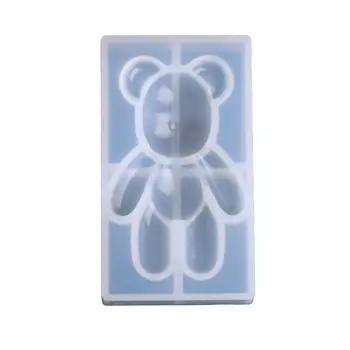 Transparent Silicone Pendant Mould Resin Bear Shape DIY Jewelry Making Tool Fondant Cake
Transparent Silicone Pendant Mould Resin Bear Shape DIY Jewelry Making Tool Fondant Cake