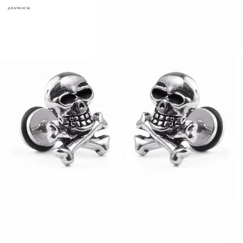 JAVRICK Punk Retro Skull Head Ear Piercing Studs Earrings Titanium Steel EarRing Ghost Studs Personality Jewelry gift NEW
JAVRICK Punk Retro Skull Head Ear Piercing Studs Earrings Titanium Steel EarRing Ghost Studs Personality Jewelry gift NEW