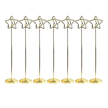 7pcs Place Card Holder Heart Note Clips Metal Place Card Holder Wedding Name Clips Holder Metal Crafts Ornament 
7pcs Place Card Holder Heart Note Clips Metal Place Card Holder Wedding Name Clips Holder Metal Crafts Ornament