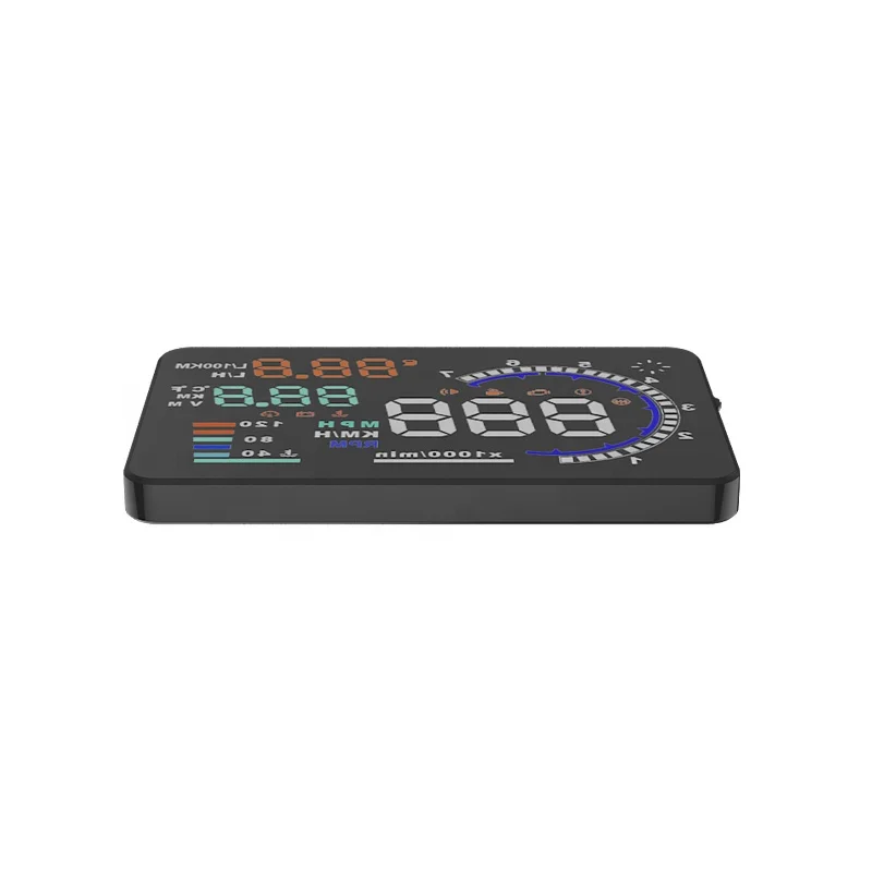 Smart digital speedometer windshield Projector with 5" HD Display car head up transparent display projector
Smart digital speedometer windshield Projector with 5" HD Display car head up transparent display projector