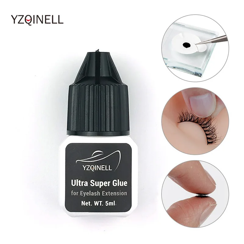 YZQINELL 1~2s Fast Drying Eyelash Extension Glue Strong Black Adhesive for Eyelashes Building Glue Retention 5-8 Weeks 5mL
YZQINELL 1~2s Fast Drying Eyelash Extension Glue Strong Black Adhesive for Eyelashes Building Glue Retention 5-8 Weeks 5mL