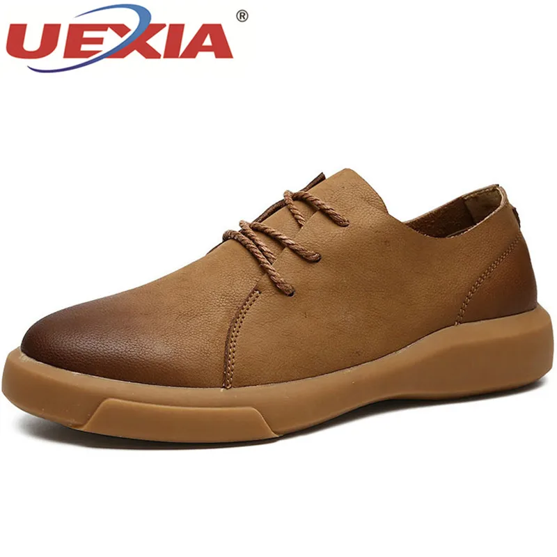 UEXIA Comfortable Leather Men Shoes Quality Lace Up Casual Men leather Loafers Soft Men Flats Hot Sale Moccasins Shoes Footwear
UEXIA Comfortable Leather Men Shoes Quality Lace Up Casual Men leather Loafers Soft Men Flats Hot Sale Moccasins Shoes Footwear