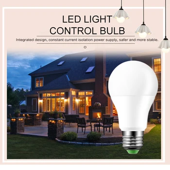 Smart Sensor LED light 480LM E27/B22 light control induction lamp AC85-256V 7W warm white/white saving energy bulb IP44 LED Bulb
Smart Sensor LED light 480LM E27/B22 light control induction lamp AC85-256V 7W warm white/white saving energy bulb IP44 LED Bulb