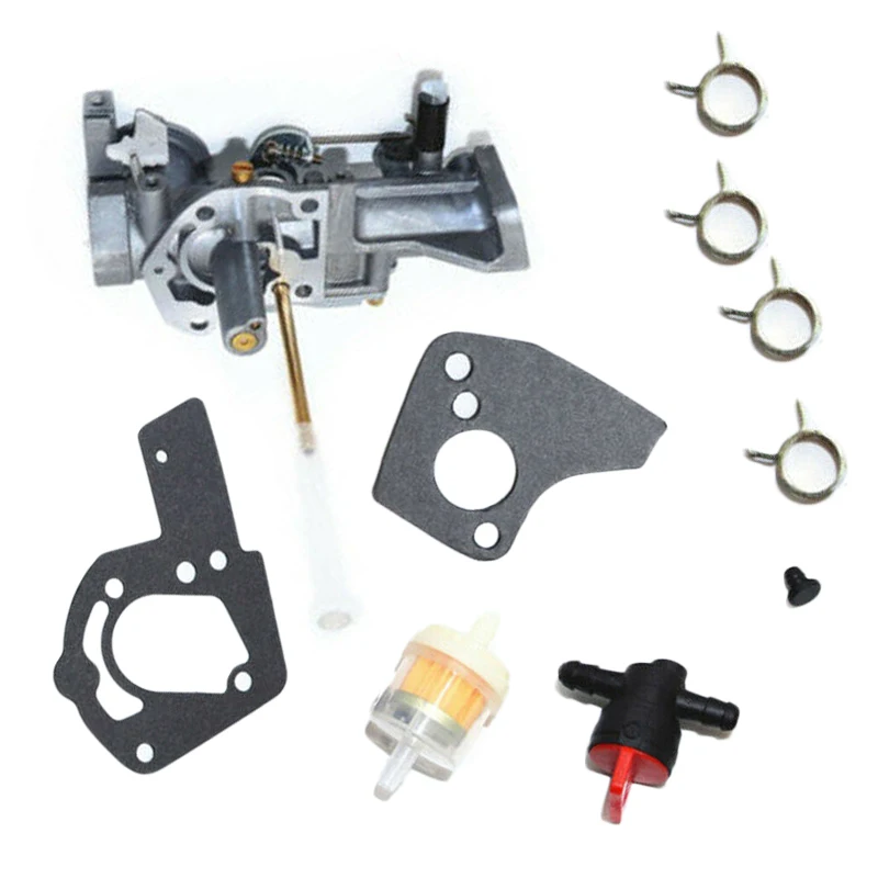 Durable Carburetor Kit Fits For Briggs&Stratton 92200 80200 Series 3-3.5 HP Engine Tools Parts 2*Gaskets 4*Clamps 1*Fuel Filter
Durable Carburetor Kit Fits For Briggs&Stratton 92200 80200 Series 3-3.5 HP Engine Tools Parts 2*Gaskets 4*Clamps 1*Fuel Filter