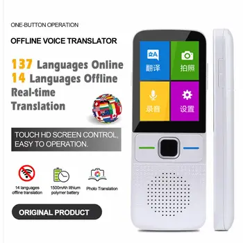 Portable 14 Languages Offline Voice Translator 137 Multi Languages T10 Instant Smart Poket Translator Device Two Way Real Time
Portable 14 Languages Offline Voice Translator 137 Multi Languages T10 Instant Smart Poket Translator Device Two Way Real Time