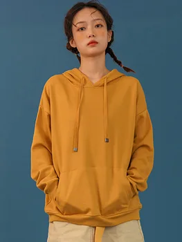 Solid Color Turmeric Color Lian Hat Sweater Female Spring And Autumn Thin Section 2020 Spring New Style Female Student Loose
Solid Color Turmeric Color Lian Hat Sweater Female Spring And Autumn Thin Section 2020 Spring New Style Female Student Loose