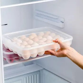 OTHERHOUSE Kitchen Organizer Containers 36 Grids Eggs Storage Containers Box Refrigerator Organizer Plastic Case Keep Egg Fresh
OTHERHOUSE Kitchen Organizer Containers 36 Grids Eggs Storage Containers Box Refrigerator Organizer Plastic Case Keep Egg Fresh