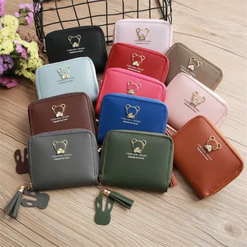 VOGVIGO Cute Bear Wallet Women Fashion Coins Purses Female Short Mini Wallets Students Lovely Money Pouches Small Card Holders
VOGVIGO Cute Bear Wallet Women Fashion Coins Purses Female Short Mini Wallets Students Lovely Money Pouches Small Card Holders
