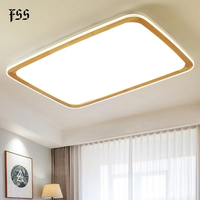FSS Modern Rectangle Wood Ceiling Light LED Ceiling Lights For Living Room Bedroom Decoration Lamp Home Light Fixtures AC90-260V
FSS Modern Rectangle Wood Ceiling Light LED Ceiling Lights For Living Room Bedroom Decoration Lamp Home Light Fixtures AC90-260V