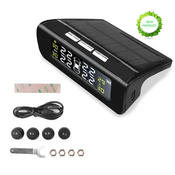 4 Style Solar Power USB TPMS Car Tire Pressure Monitoring System LCD 4 External Sensors for SUV Temperature Warning
4 Style Solar Power USB TPMS Car Tire Pressure Monitoring System LCD 4 External Sensors for SUV Temperature Warning