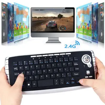 Mini 2.4G Wireless Keyboard Trackball Keypad Portable Multifunction Trackball Mouse Multimedia Fingerboard for HTPC
Mini 2.4G Wireless Keyboard Trackball Keypad Portable Multifunction Trackball Mouse Multimedia Fingerboard for HTPC