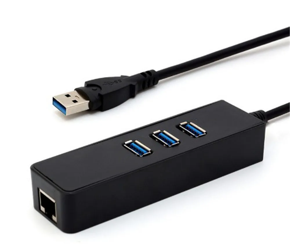 3 Port USB 3.0 Hub 10/100/1000Mbps Gigabit Ethernet Adapter USB to RJ45 Lan Network Card
3 Port USB 3.0 Hub 10/100/1000Mbps Gigabit Ethernet Adapter USB to RJ45 Lan Network Card