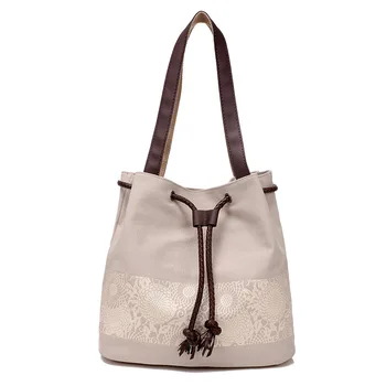 Women's fashion canvas shoulder bag printing retro casual closing dual-use portable canvas bag
Women's fashion canvas shoulder bag printing retro casual closing dual-use portable canvas bag