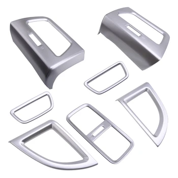 7Pcs Interior Matte Silver Dashboard AC Air Vent Frame Decoration Car ABS fit for Honda CRV CR-V 2012 2013 2014 2015 2016
7Pcs Interior Matte Silver Dashboard AC Air Vent Frame Decoration Car ABS fit for Honda CRV CR-V 2012 2013 2014 2015 2016