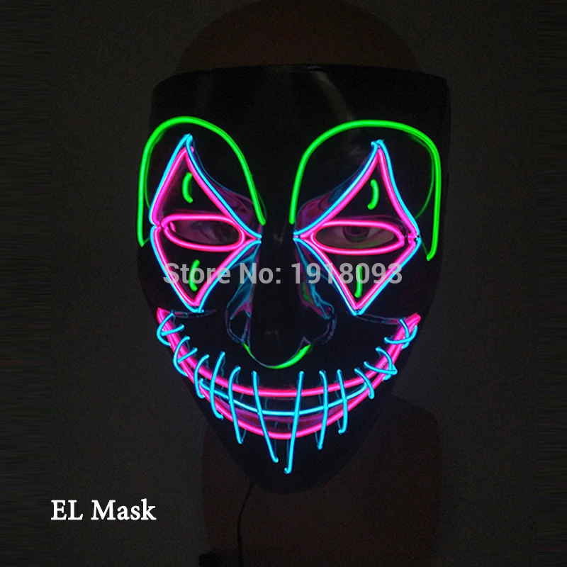 Shop Generic Halloween LED Mask Party Masque Masquerade Masks Horror