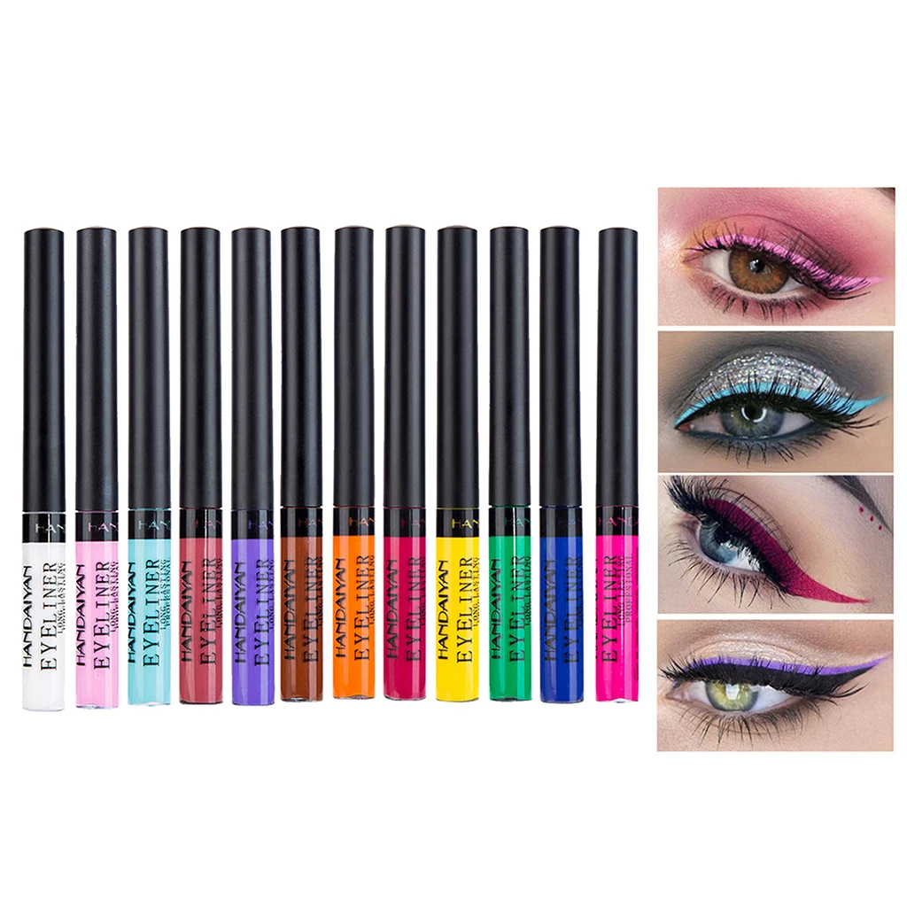 Matte Liquid Eyeliner 12 Colors Waterproof Eye Liner Long Lasting Quick Pigmented Eyeliner Dry Cosmetic Makeup Tool
Matte Liquid Eyeliner 12 Colors Waterproof Eye Liner Long Lasting Quick Pigmented Eyeliner Dry Cosmetic Makeup Tool